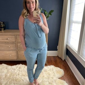Gap Maternity Tank Jumpsuit TENCEL
